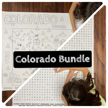 Colorado State BUNDLE Coloring and Word Search